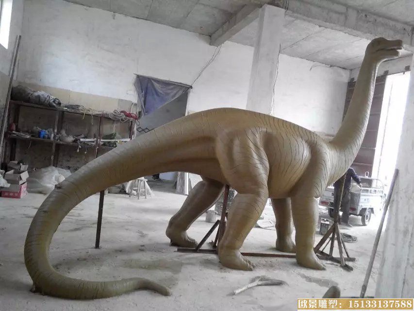 恐龙雕塑，玻璃钢仿真动物雕塑9