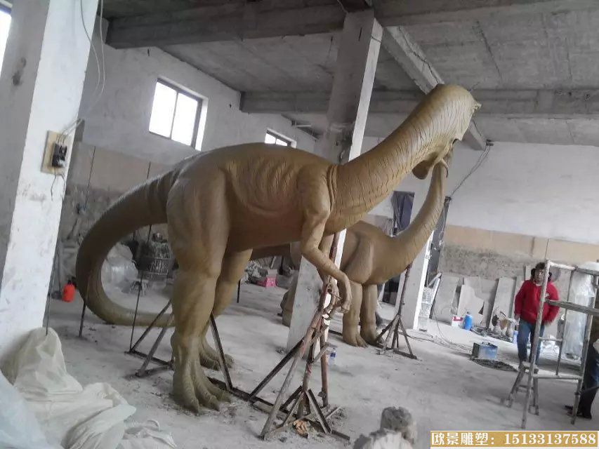 恐龙雕塑，玻璃钢仿真动物雕塑11