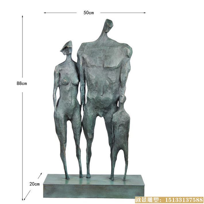 人体雕塑 铜雕制作