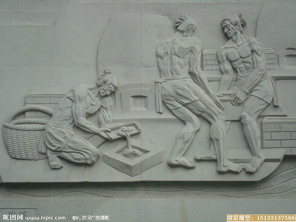 人物石雕浮雕制作