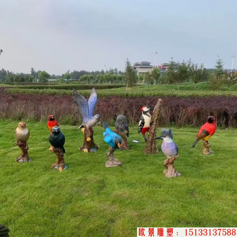 玻璃钢鸟雕塑,各种鸟雕塑