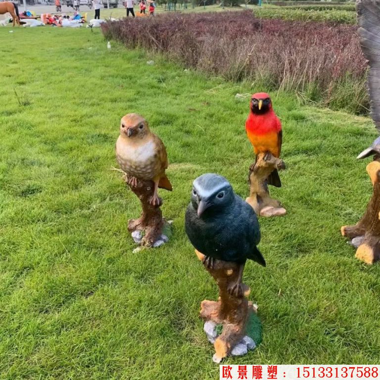 玻璃钢鸟雕塑,各种鸟雕塑1